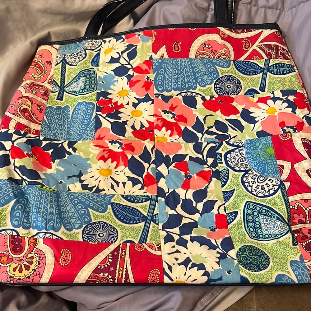 Vera Bradley Multi Print Small Tote Bag/Purse